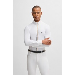 BOSS Equestrian FW25 мужской турнирная рубашка Norman