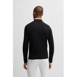 BOSS Equestrian FW25 мужской с короткой молнией джемпер Rouven