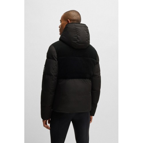 BOSS Equestrian FW25 Men's Cord Puffer Jacket Tomas