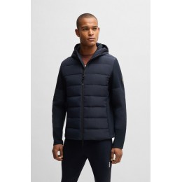 BOSS Equestrian FW25 мужской утеплённая куртка Hybrid куртка Jeff
