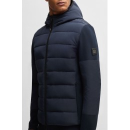 BOSS Equestrian FW25 мужской утеплённая куртка Hybrid куртка Jeff
