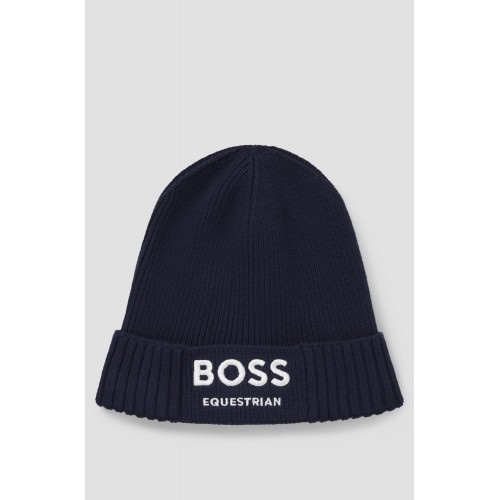 BOSS Equestrian FW25 Fisher Beanie