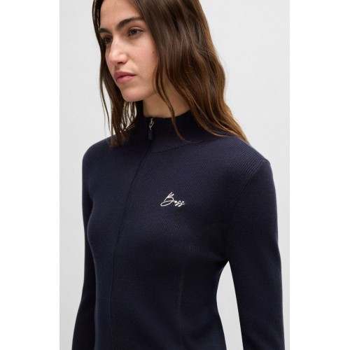 BOSS Equestrian FW25 Cardigan Sky Captain