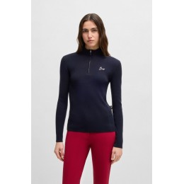 BOSS Equestrian FW25 пуловер Alicia Sky Captain