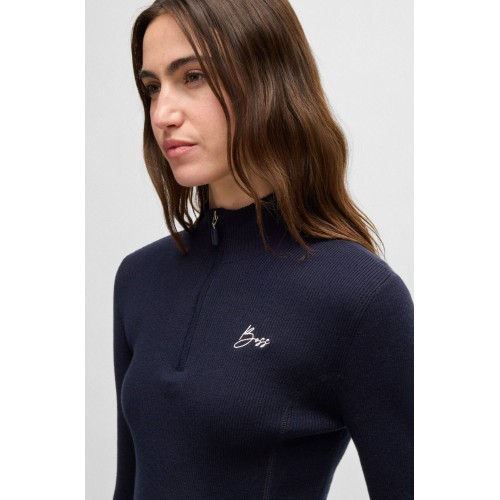 BOSS Equestrian FW25 Pullover Alicia Sky Captain