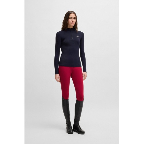 BOSS Equestrian FW25 Pullover Alicia Sky Captain