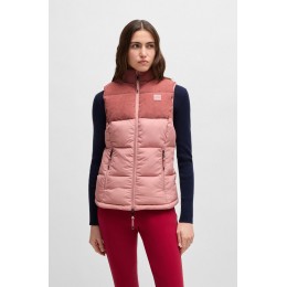BOSS Equestrian FW25 утеплённая куртка жилет Viola