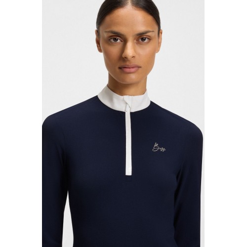 BOSS Equestrian SS26 Competition Shirt Minou Texture