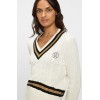 BOSS Equestrian SS26 Paula Cable-Knit Jumper