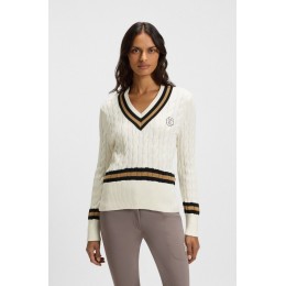 BOSS Equestrian SS26 Paula Cable-Knit джемпер