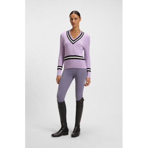 BOSS Equestrian SS26 Paula Cable-Knit Jumper