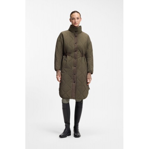 BOSS Equestrian FW26 Long Puffer Jacket Olivia