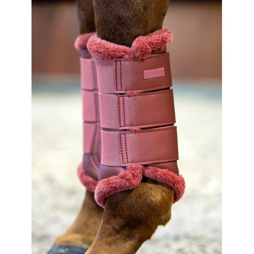 Equestrian Stockholm Brushing Boots Amber Rose