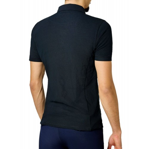 Equestrian Stockholm Men Polo Shirt Zip