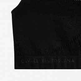 Cavalleria Toscana FW25 CT Tech Knit Crop женский топ Sports Bra