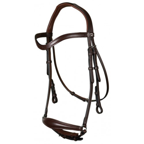 Dyon Snaffle Bridle with Drop Noseband