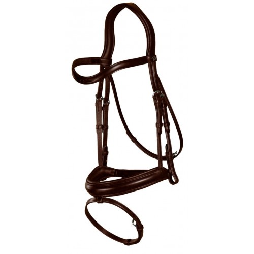 Dyon snaffle bridle matte noseband medium
