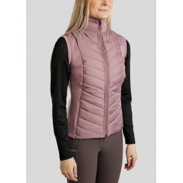 Montar FW25 MoEmilia Hybrid жилет с Mixed серый-Toned Crystals