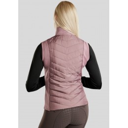 Montar FW25 MoEmilia Hybrid жилет с Mixed серый-Toned Crystals