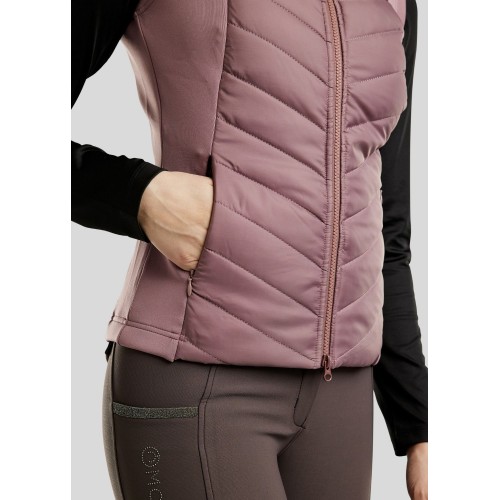 Montar FW25 MoEmilia Hybrid Bodywarmer with Mixed Grey-Toned Crystals