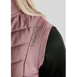 Montar FW25 MoEmilia Hybrid жилет с Mixed серый-Toned Crystals