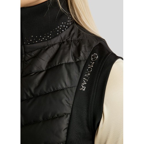 Montar FW25 MoEmilia Hybrid Bodywarmer with Mixed Grey-Toned Crystals