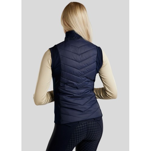 Montar FW25 MoEmilia Hybrid Bodywarmer with Mixed Grey-Toned Crystals