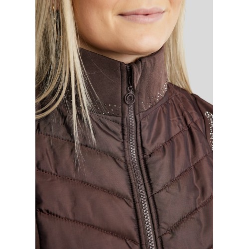 Montar FW25 MoEmilia Hybrid Bodywarmer with Mixed Grey-Toned Crystals