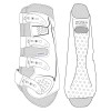 HV Polo Pro Movement Dressage Fetlock Boots Hind Legs