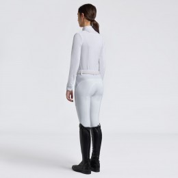 Cavalleria Toscana FW25 для девочек L/S джерси турнирный рубашка с Bib
