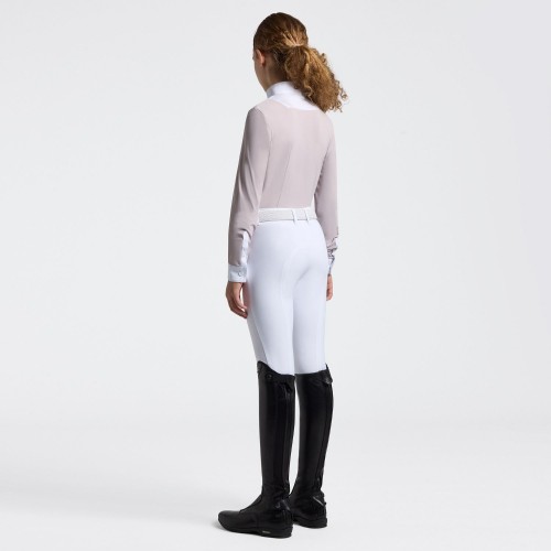 Cavalleria Toscana SS26 Girls' L/S Jersey Competition Shirt with Bib
