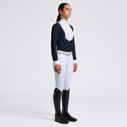 Cavalleria Toscana FW25 для девочек L/S джерси турнирный рубашка с Bib
