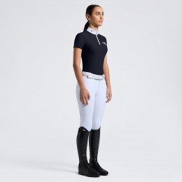 Cavalleria Toscana FW25 CT S/S джерси w/ Embroidery логотип для девочек турнирная рубашка