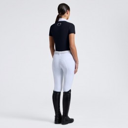 Cavalleria Toscana FW25 CT S/S джерси w/ Embroidery логотип для девочек турнирная рубашка