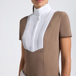 Cavalleria Toscana FW25 American укороченный-рукав женская рубашка