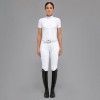 Cavalleria Toscana FW'23 Revo Pleated Poplin Bib S/S Tech Knit Women's Competition Shirt