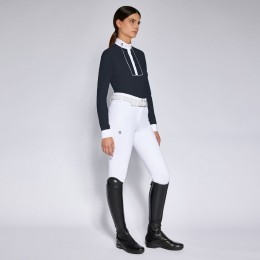 Cavalleria Toscana SS'24 CT Perforated джерси L/S турнирная рубашка Woman