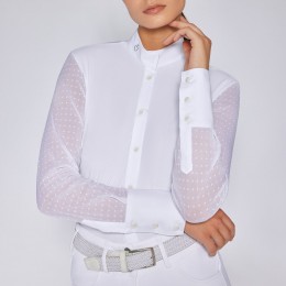 Cavalleria Toscana SS'24 CT джерси Polka Dot L/S женский турнирная рубашка