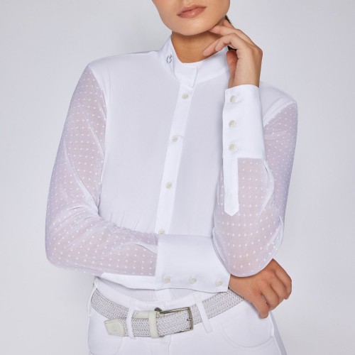 Cavalleria Toscana SS'24 CT Jersey Polka Dot L/S Women's Competition Shirt