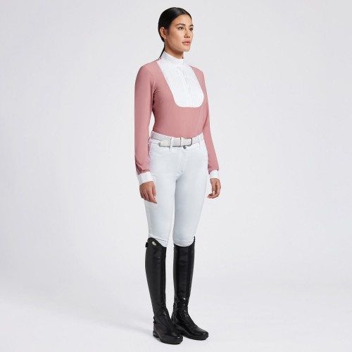 Cavalleria Toscana FW'24 CT Pleated Bib Jersey L/S Competition Shirt Women