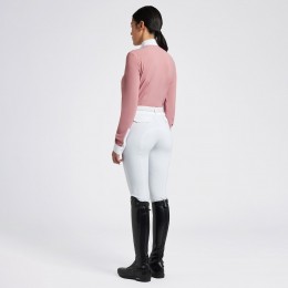 Cavalleria Toscana FW'24 CT Pleated Bib джерси L/S турнирная женская рубашка