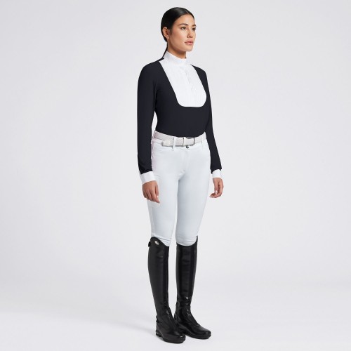 Cavalleria Toscana FW'24 CT Pleated Bib Jersey L/S Competition Shirt Women