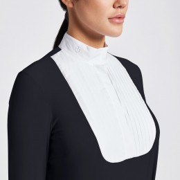 Cavalleria Toscana FW'24 CT Pleated Bib джерси L/S турнирная женская рубашка