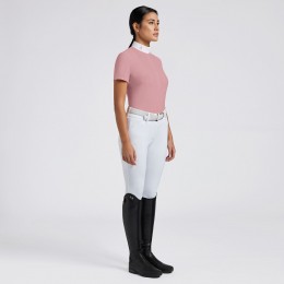 Cavalleria Toscana FW'24 CT Heat Sealed Perforated BIB S/S женский турнирная рубашка