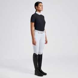 Cavalleria Toscana FW'24 CT Heat Sealed Perforated BIB S/S женский турнирная рубашка