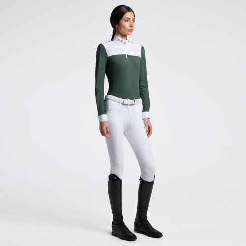 Cavalleria Toscana FW25 CT L/S Pleated Insert Women's Competition Shirt