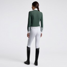Cavalleria Toscana FW25 CT L/S Pleated Insert женский турнирная рубашка