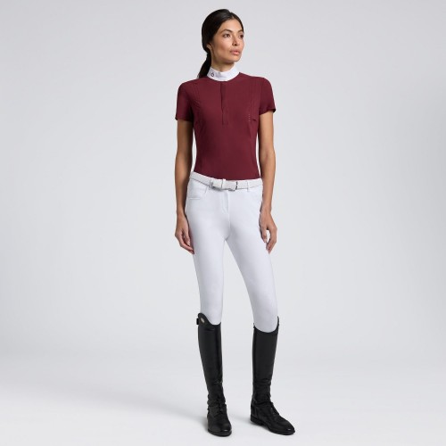 Cavalleria Toscana FW25 CT S/S Perforated Jersey Women’s Shirt