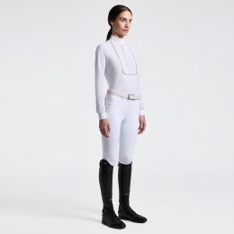 Cavalleria Toscana SS26 CT Embroidery L/S женский турнирная рубашка