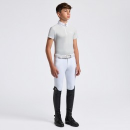 Cavalleria Toscana SS25 CT джерси S/S молнией турнирная рубашка для мальчиков